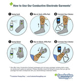 Silver Conductive Glove Pair | One Size Fits Most