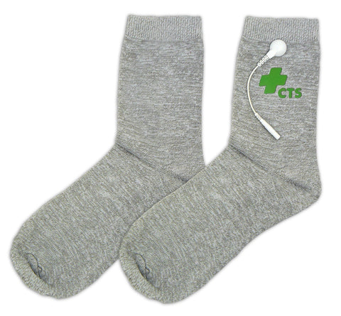 Silver Conductive Sock Pair
