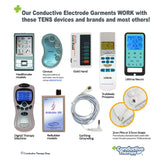 Conductive Electrode Socks Pair Package
