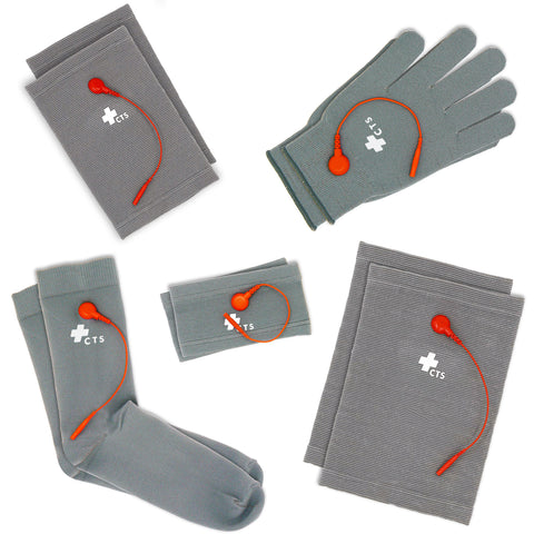 Surgical Grade Electrode Pro Package with Socks, Gloves, Cuff, Knee Sleeves and Elbow Sleeves