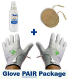 Conductive Electrode Gloves Pair Package