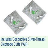 Conductive Electrode Cuffs Pair Package